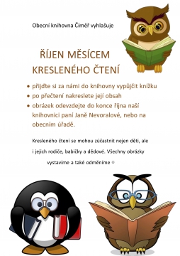Říjen - měsícem kresleného čtení